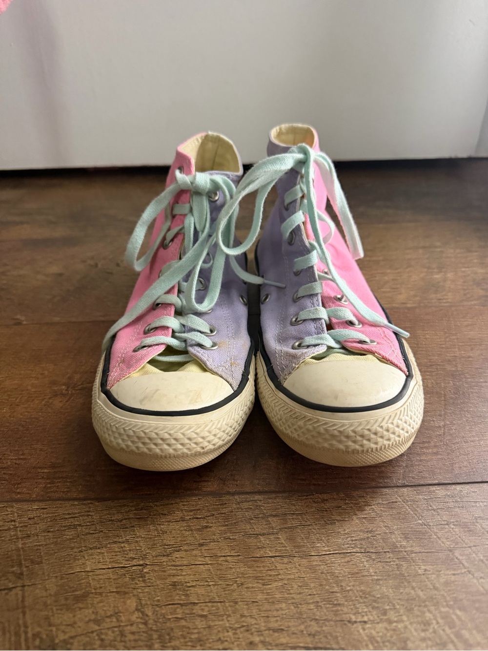 Converse Kids Pastel Pink, Lavender & Mint High-Top Sneakers